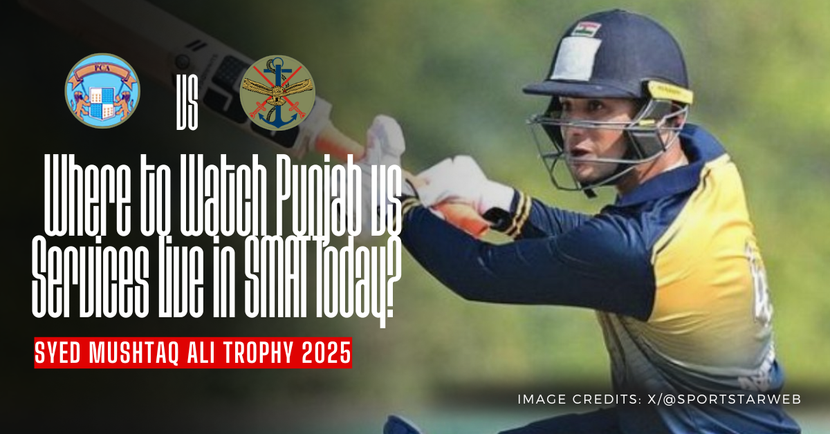 Is Abhishek Sharma Playing Today? Where to Watch Punjab vs Services Live