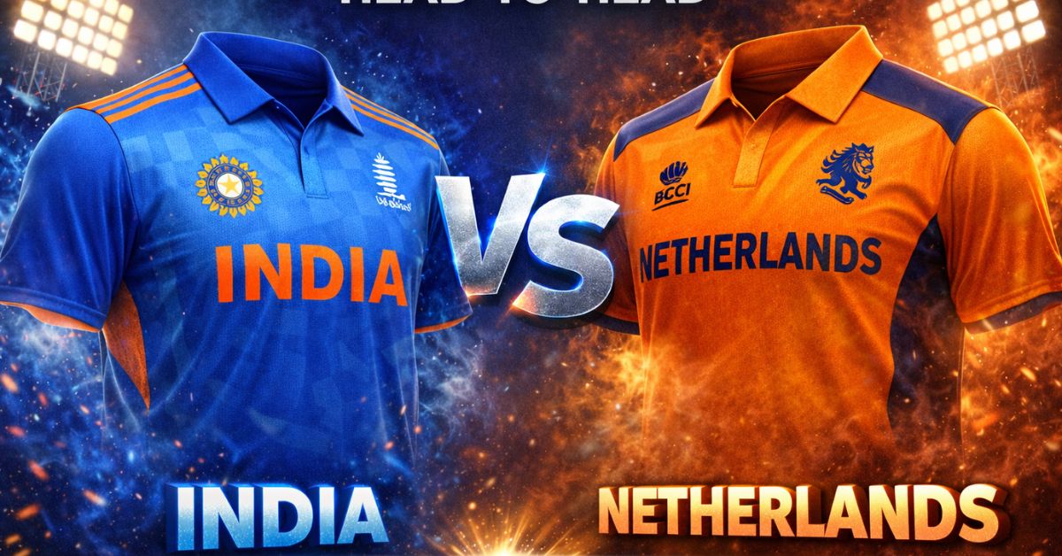 IND vs NED Head to Head in T20 World Cup: Full Timeline & Result