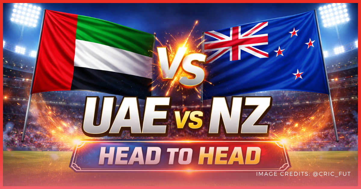 UAE vs NZ Head to Head T20 World Cup 2026