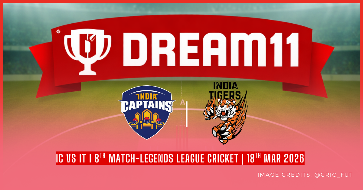IC vs IT Dream11 Prediction - Legends League Cricket, 2026