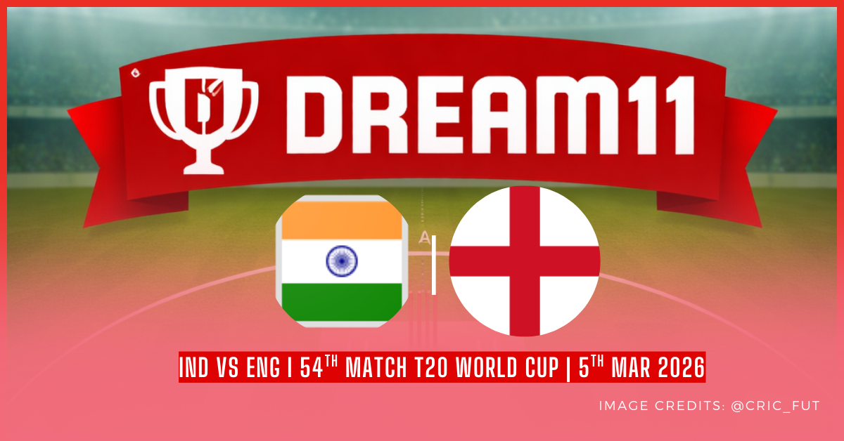IND vs ENG Dream11 Prediction T20 World Cup 2026