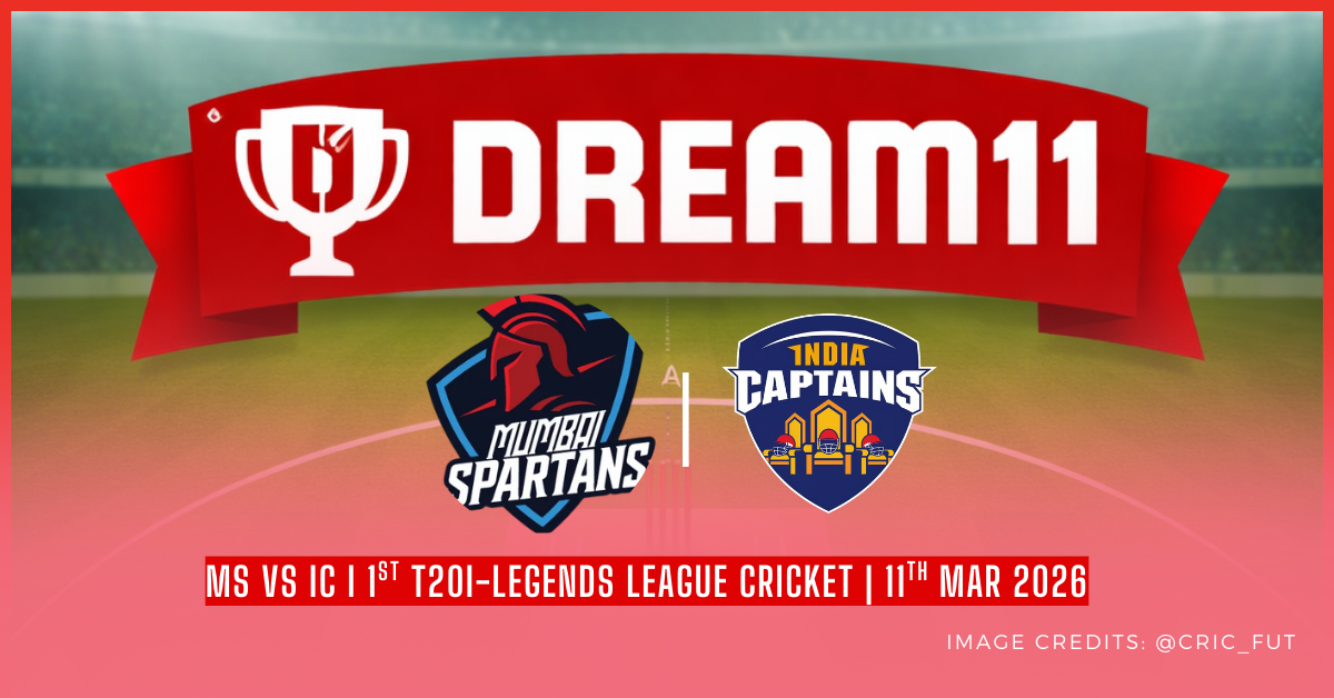 MS vs IC Dream11 Prediction - Legends League Cricket, 2026