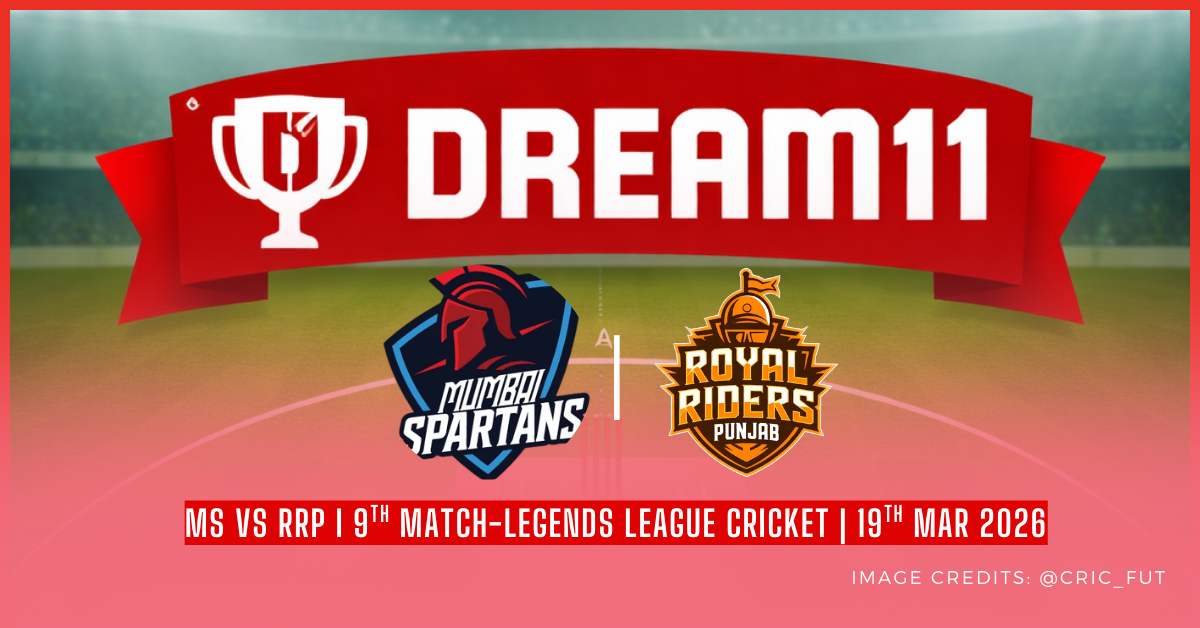 MS vs RRP Dream11 Prediction - Legends League Cricket, 2026